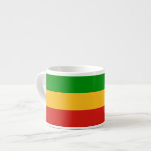 RASTAFARI FLAGGA FÄRGER + era idéer Espressomugg