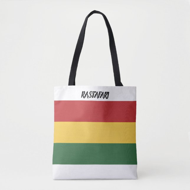 Rastafari-handväskor Tygkasse (Framsida)