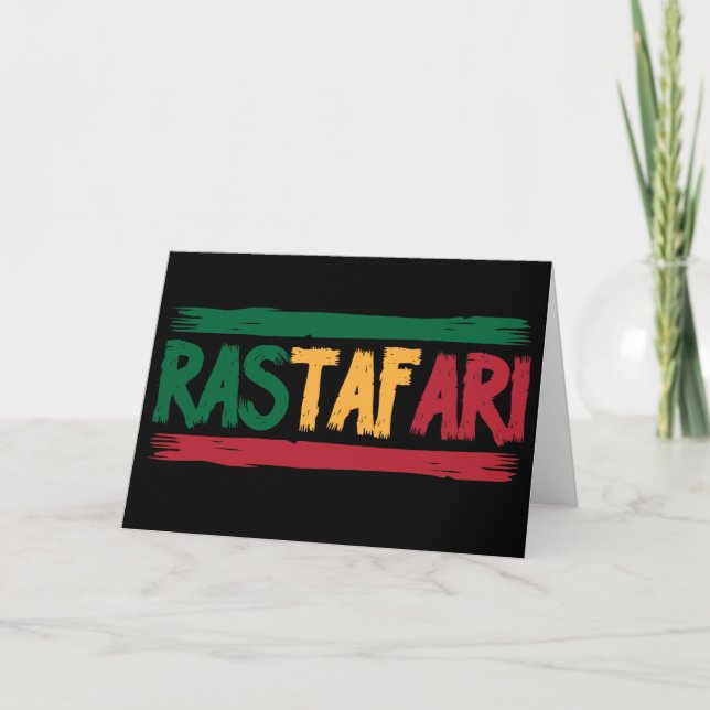 Rastafari Kort (Framsida)