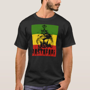 Rastafari kung Solomon som är lejon av den Judah T-shirt