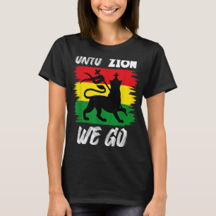 Rastafari Lejon Head Jamaica Souvenir Rasta Roots  T Shirt