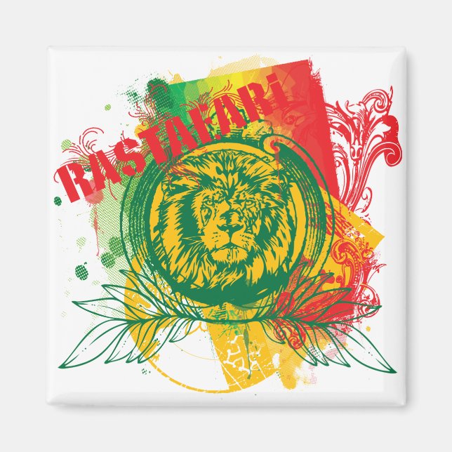 Rastafari Magnet (Framsidan)