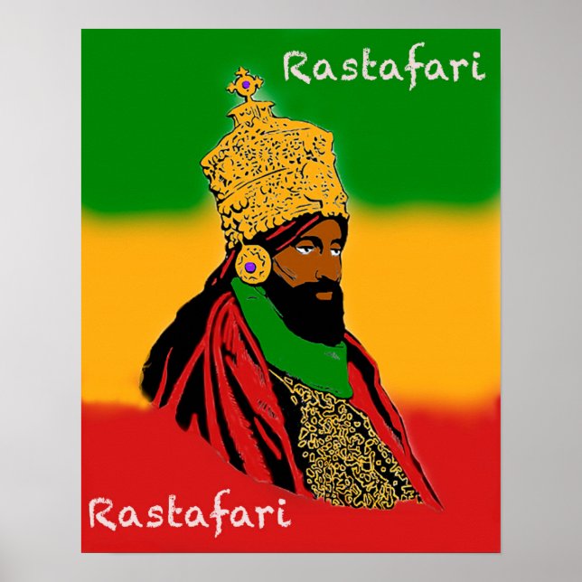 Rastafari Majesty Poster (Framsidan)