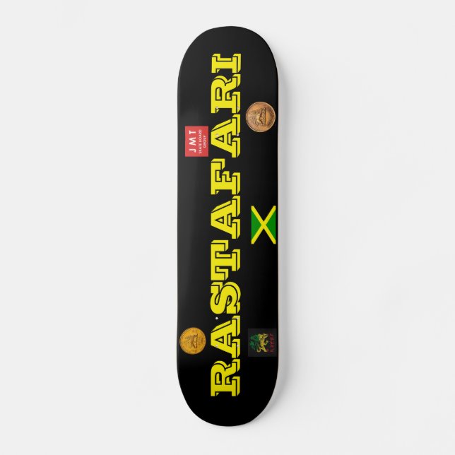 RASTAFARI OFFICIELL Skateboard (Framsida)