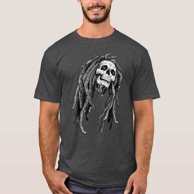 Rastafari Rasta Reggae T Shirt (Framsida)