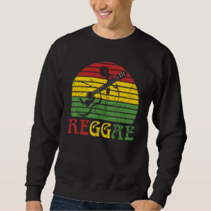 Rastafari Reggae Lejont för Rastafari Rasta Reggae Lång Ärmad Tröja