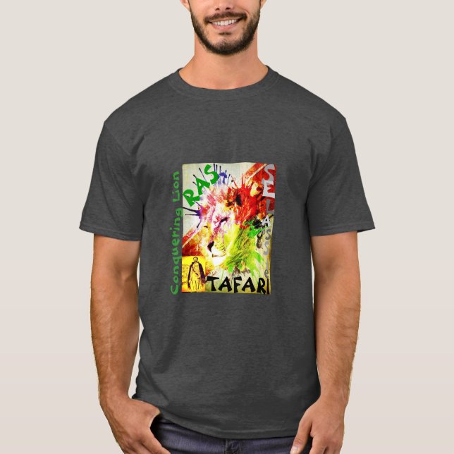 Rastafari Selassie som är lejon av Judah Tee (Framsida)