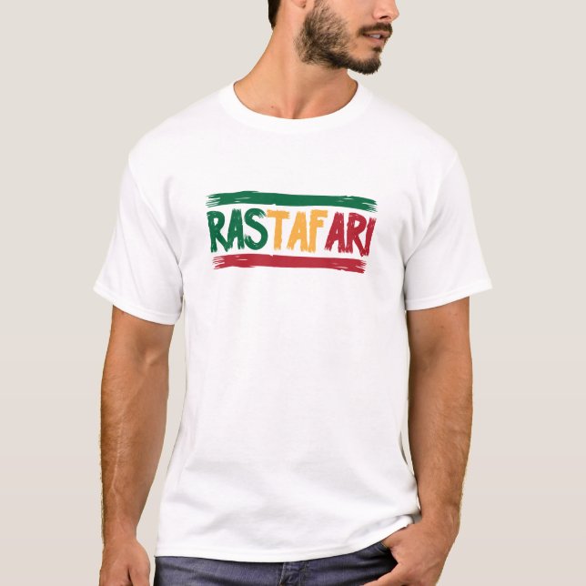 Rastafari Tee Shirt (Framsida)