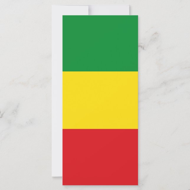 Rastafarian Flagga Rasta etiopian (Framsida)