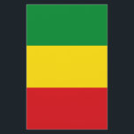 Rastafarian Flagga Rasta etiopian Flygblad<br><div class="desc">Röd,  grönt och gult färg representerar flagga av rastafarianism,  men är också en flagga av Etiopien. Här är en Rasta-gåva av hög kvalitet och en underbar design för alla rastafarianer. Besök vår butik för att hitta mer coola Rasta-presenter och andra världs flaggor-presentidéer.</div>
