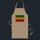 Rastafarian Flagga Rasta etiopian Långt Förkläde<br><div class="desc">Röd,  grönt och gult färg representerar flagga av rastafarianism,  men är också en flagga av Etiopien. Här är en Rasta-gåva av hög kvalitet och en underbar design för alla rastafarianer. Besök vår butik för att hitta mer coola Rasta-presenter och andra världs flaggor-presentidéer.</div>