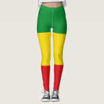 Rastafarian Flagga Rasta etiopian Leggings<br><div class="desc">Röd,  grönt och gult färg representerar flagga av rastafarianism,  men är också en flagga av Etiopien. Här är en Rasta-gåva av hög kvalitet och en underbar design för alla rastafarianer. Besök vår butik för att hitta mer coola Rasta-presenter och andra världs flaggor-presentidéer.</div>