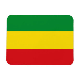 Rastafarian Flagga Rasta etiopian Magnet