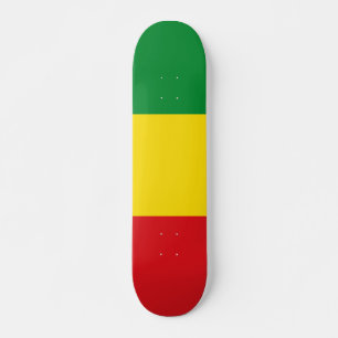 Rastafarian Flagga Rasta etiopian Mini Skateboard Bräda 18,5 Cm