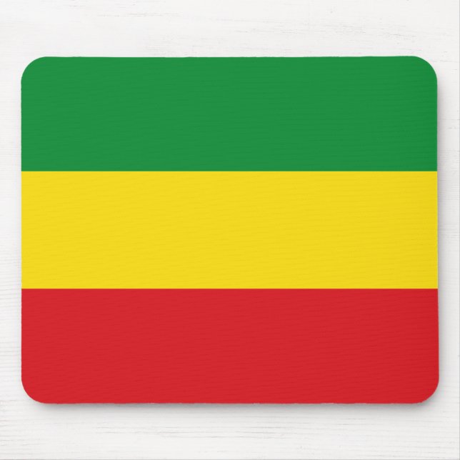 Rastafarian Flagga Rasta etiopian Musmatta (Framsidan)