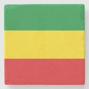 Rastafarian Flagga Rasta etiopian Stenunderlägg