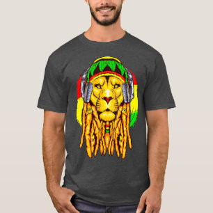 Rastafarian Lejonare Leo Zodiac Horoscope Astrolog T Shirt