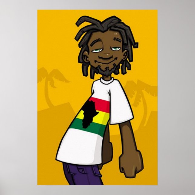 Rastafarian Poster (Framsidan)