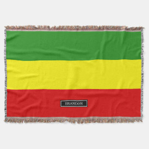 Rastafarian prideflagga filt