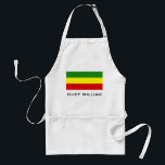 Rastafarian prideflagga förkläde<br><div class="desc">Visa av din pride i idealen av Rastafarianism.  Detta objekt presenterar den härliga Rastafari flagga.</div>
