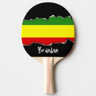 Rastafarian prideflagga pingisracket