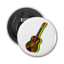 Rastafarian Reggae Guitar Flasköppnare