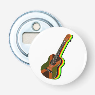 Rastafarian Reggae Guitar Flasköppnare