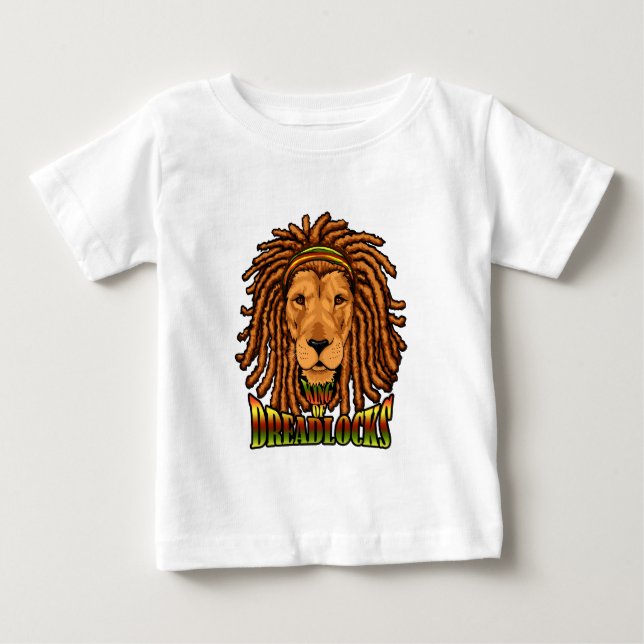 Rastafarian som är lejon av Judah Tee Shirt (Framsida)