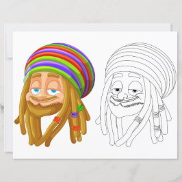 Rastafariansk målarbild 