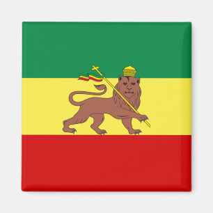 Rastafarisk Flagga (Rastafari) (Rasta) Magnet