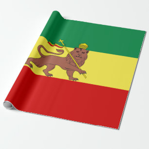 Rastafarisk Flagga (Rastafari) (Rasta) Presentpapper