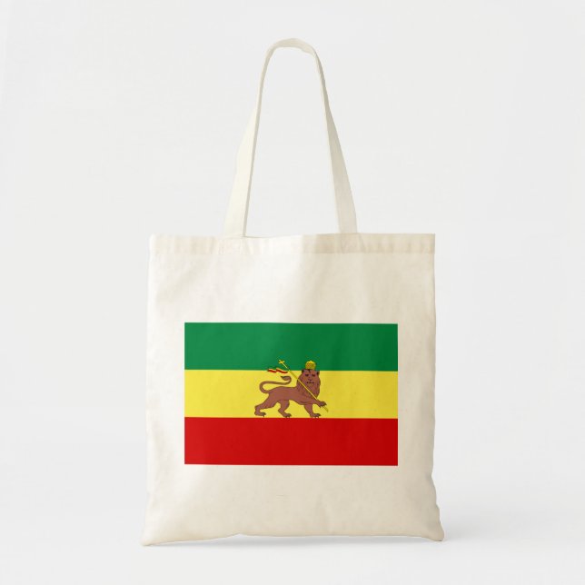 Rastafarisk Flagga (Rastafari) (Rasta) Tygkasse (Framsidan)