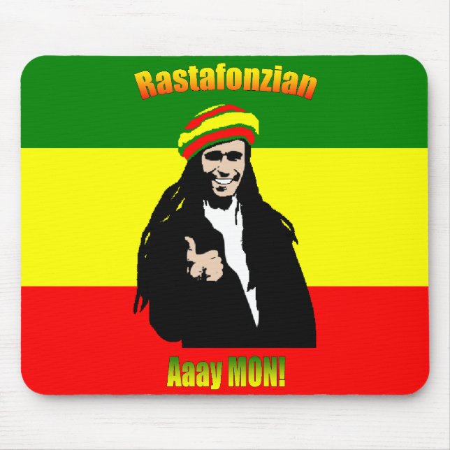 Rastafonzian Mousepad Musmatta (Framsidan)