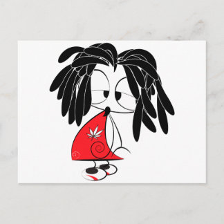 Rastaman doll vykort