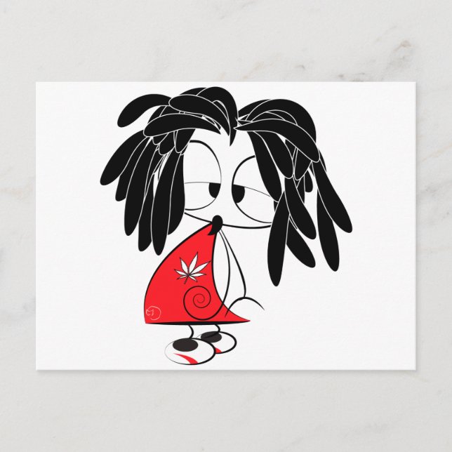 Rastaman doll vykort (Framsida)