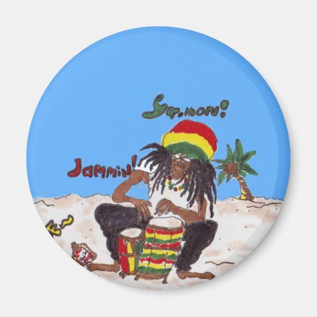 rastaman magnet (Framsidan)