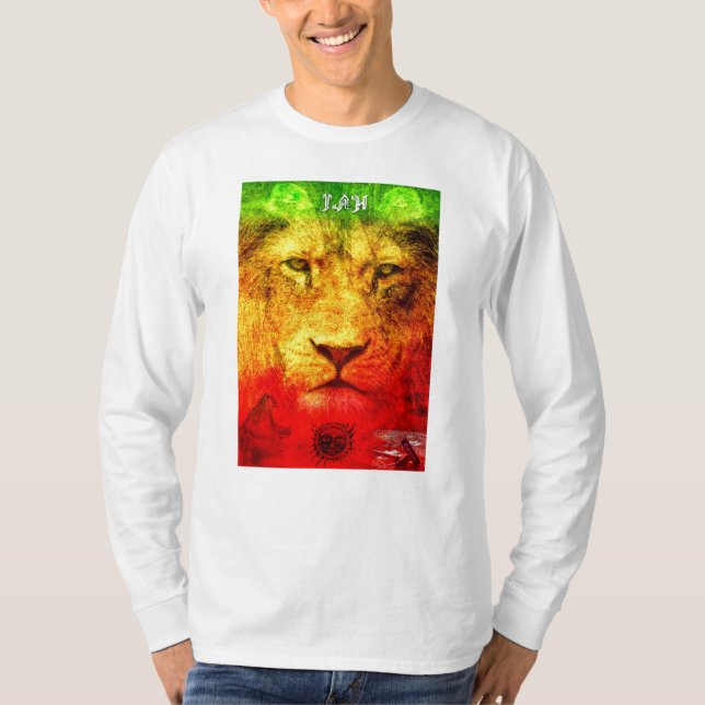 Rastaman Rastafari Tee Shirt (Framsida)