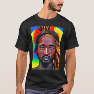 Rastaman Reggae Dub Jah Rasta design_6 T Shirt