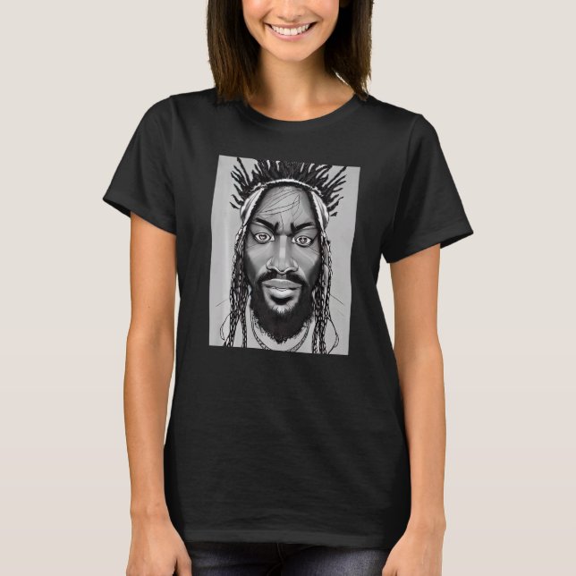 Rastaman Reggae Dub Jah Rasta-design Premium_29 T Shirt (Framsida)