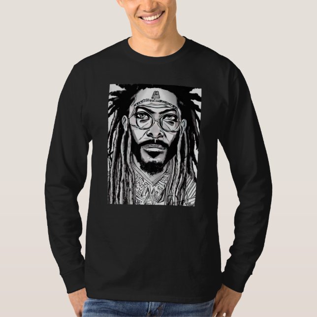 Rastaman Reggae Dub Jah Rasta-design Premium_33 T Shirt (Framsida)