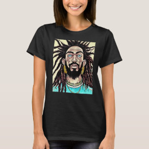 Rastaman Reggae Dub Jah Rasta design Premium_7 T Shirt