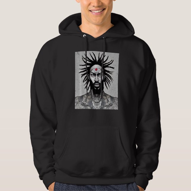 Rastaman Reggae Dub Jah Rasta design Premium_8 Hoodie (Framsida)