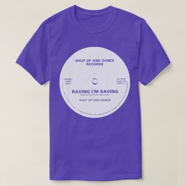 Rastar jag käft och dans t shirt (Design framsida)