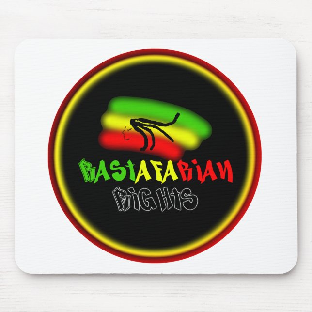 Rastarfariska Höger Logotyp Musmatta (Framsidan)