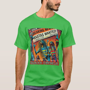 RASTAS WANTED - DREADLOCK CHRONICLES ISSUE 18 T SHIRT