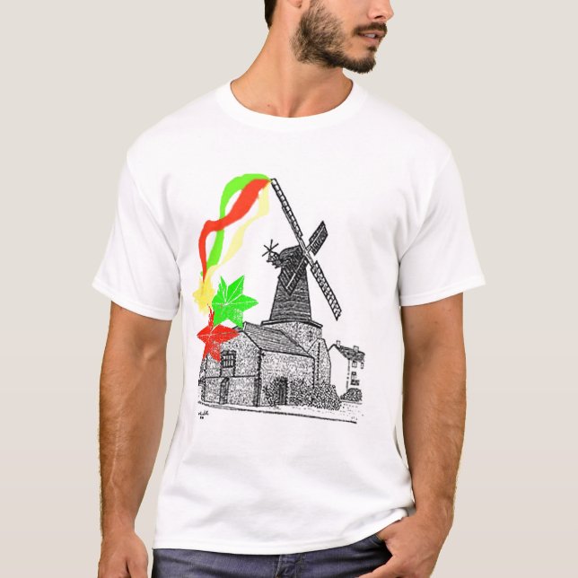 rastawindmills tee shirt (Framsida)