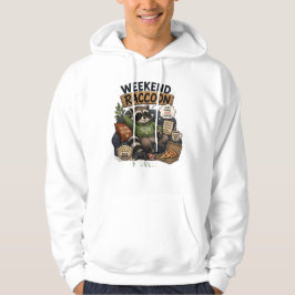 Rastdags-tvättbjörn Tillfrisknande Efter Att Ha Vu Hoodie