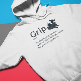 Raster Definition Light Mode - Film Crew Hoodie