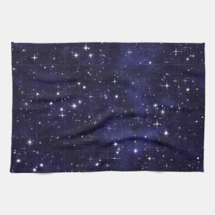 Raster för himmel för Starry natt Kökshandduk