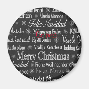 Raster med vektordiameter Mönster Thunder_Cove Magnet
